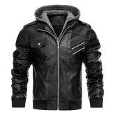Fashionable Faux Leather Coat For Men
